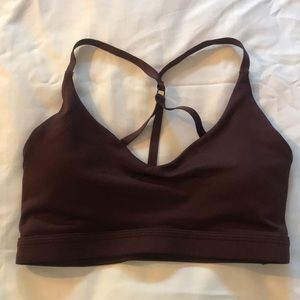 Nike maroon sports bra